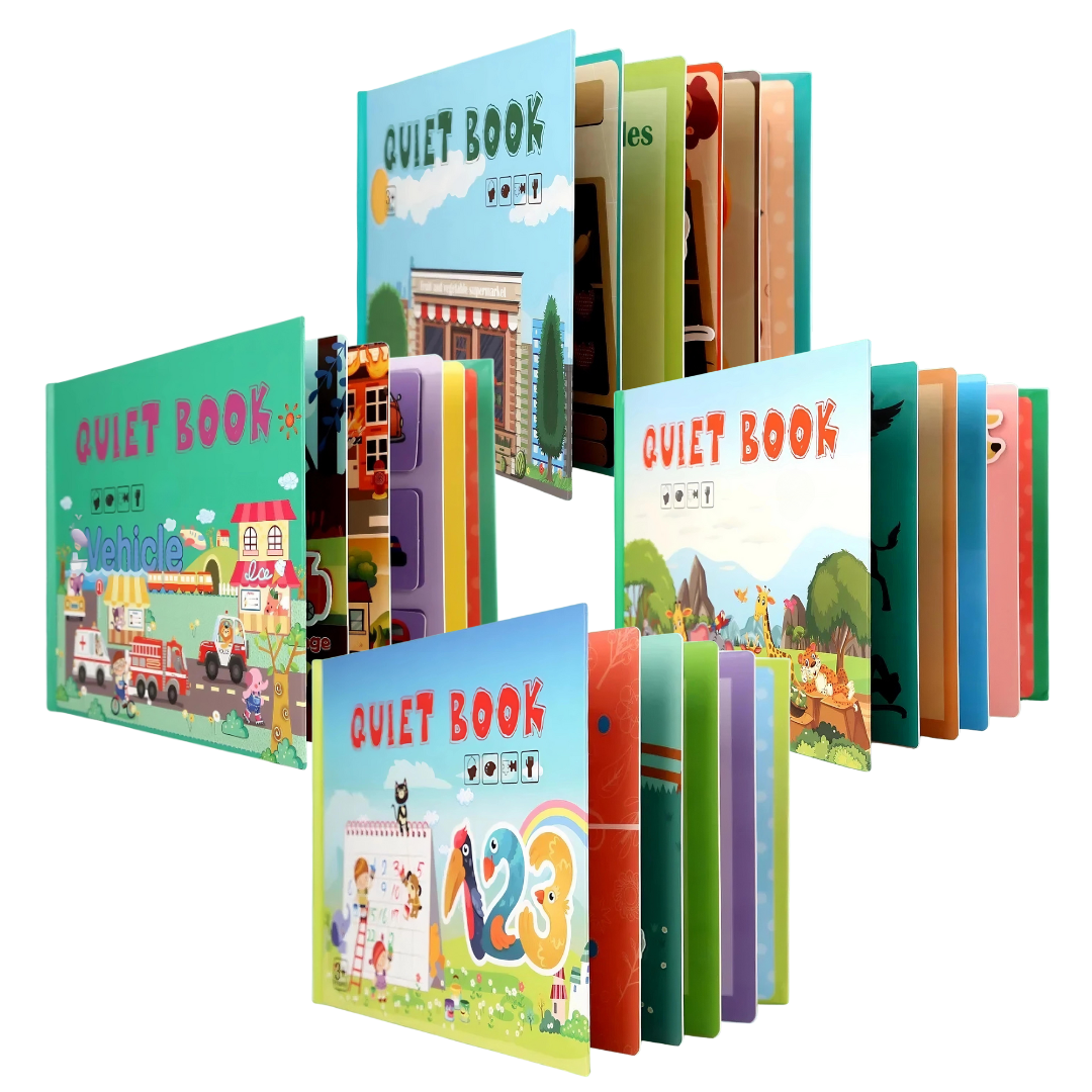 Quiet Book - Interactive Montessori Busy Book