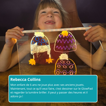GlowPad Kids : Le Tableau de Dessin Lumineux