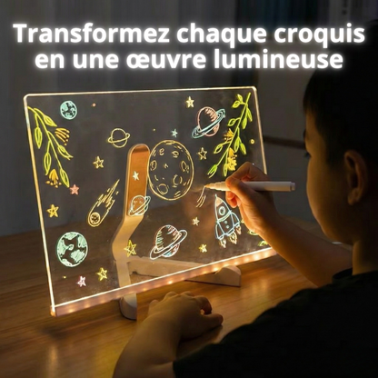 GlowPad Kids : Le Tableau de Dessin Lumineux