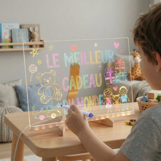 GlowPad Kids : Le Tableau de Dessin Lumineux