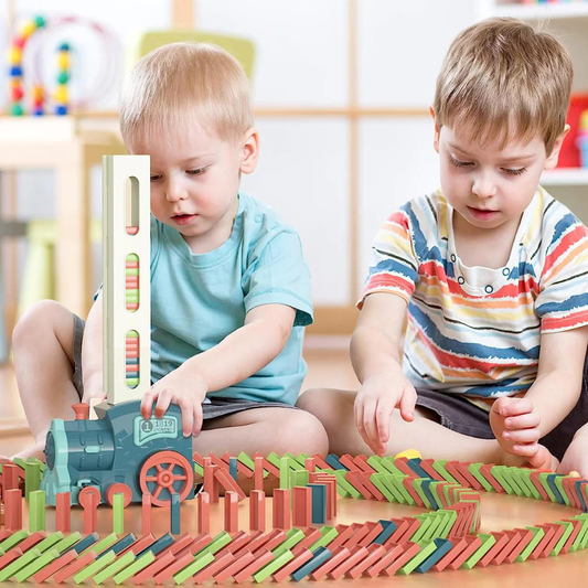 Automatic Domino Train & Chain Reaction Set