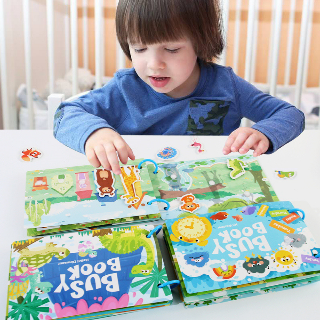 Busy Book - Interactive Montessori Learning Book