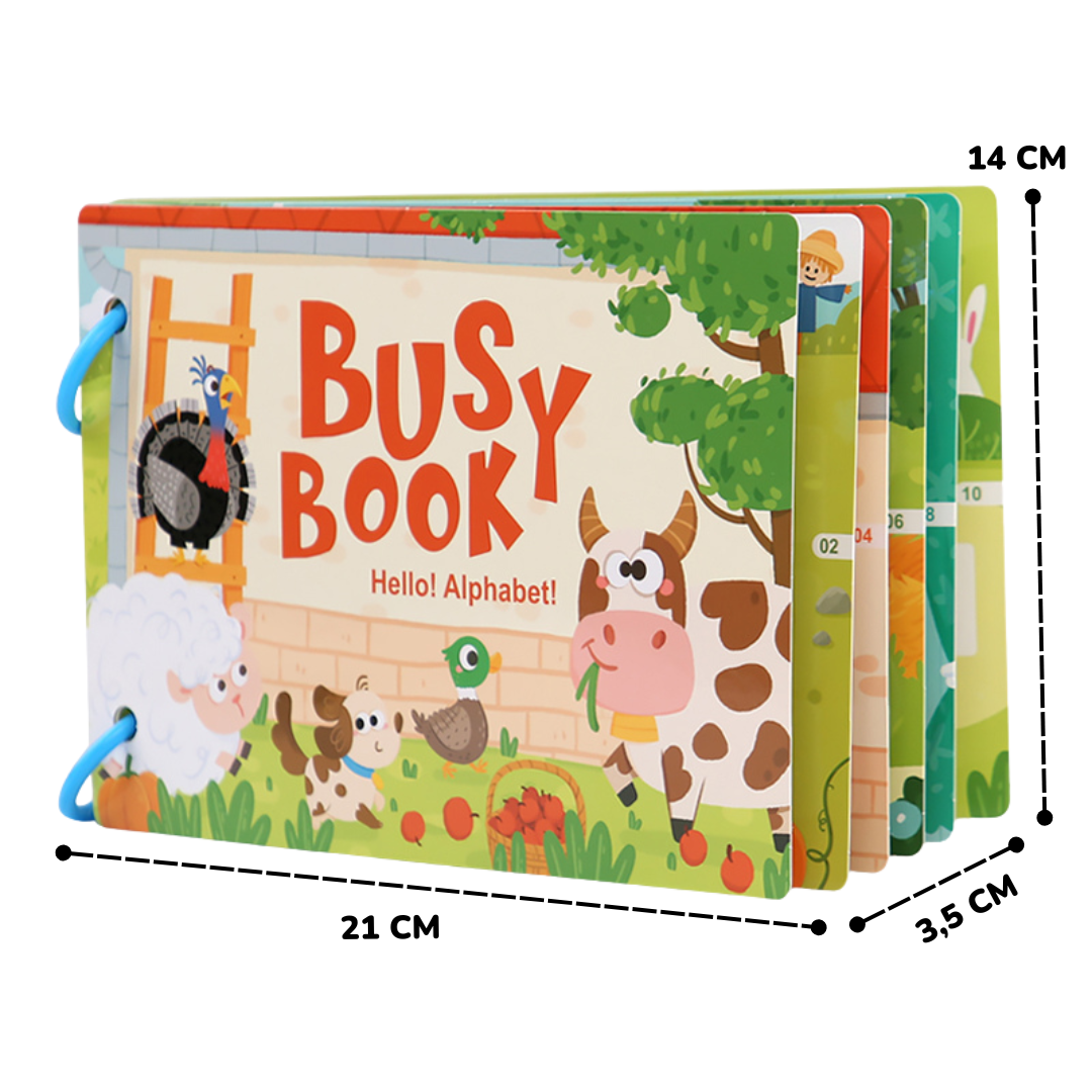 Busy Book - Interactive Montessori Learning Book