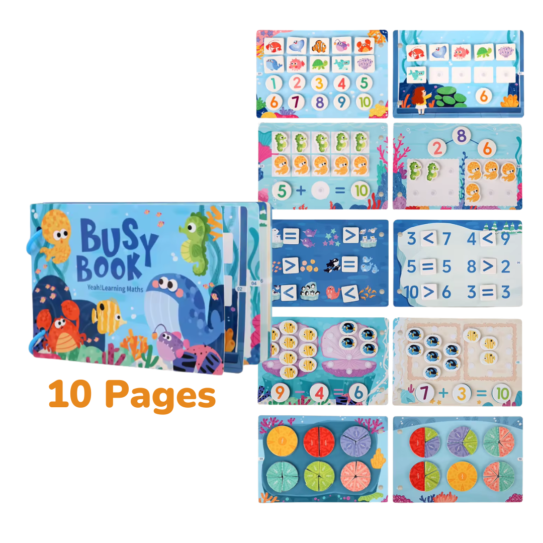 Busy Book - Interactive Montessori Learning Book