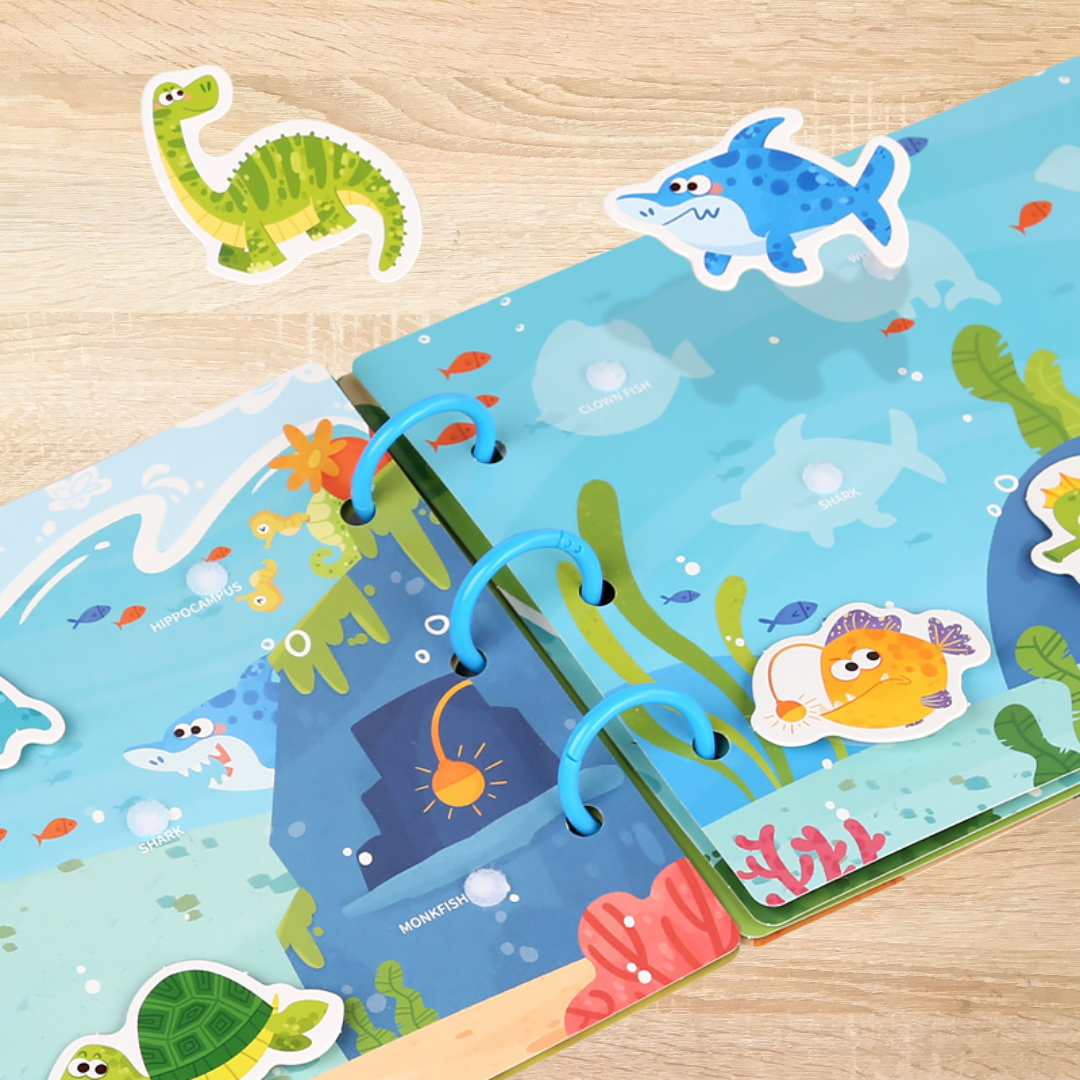 Busy Book - Interactive Montessori Learning Book