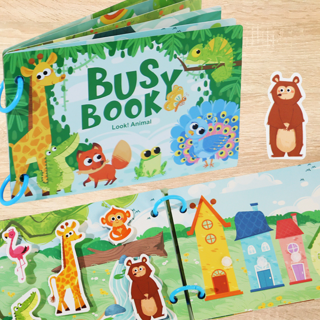 Busy Book - Interactive Montessori Learning Book