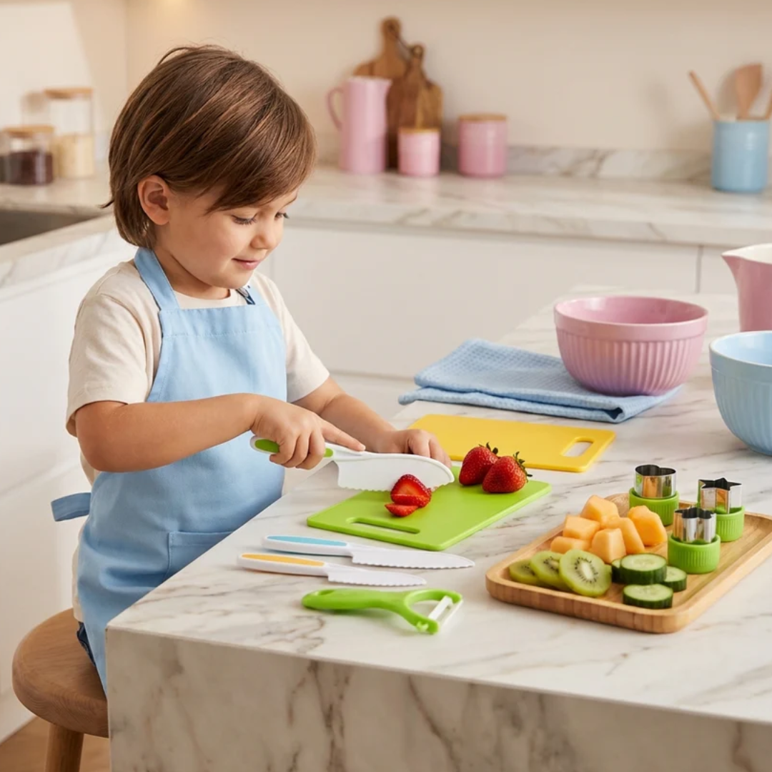 Child-Friendly Kitchen Cutting Set – Safe & Fun for Young Chefs