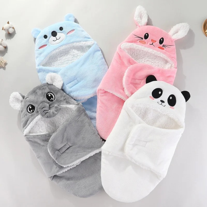 Cloud-Soft Baby Swaddle - Cosy Hooded Sleep Wrap