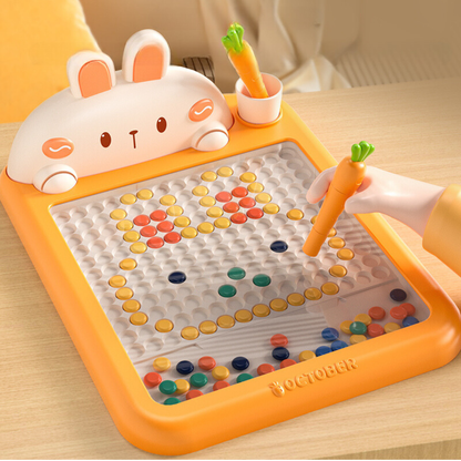 Magnetic Drawing Board - Creative Bunny Bead Pad