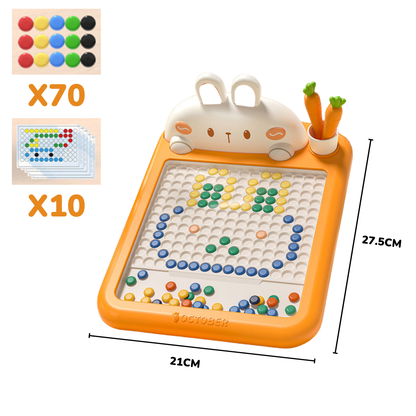 Magnetic Drawing Board - Creative Bunny Bead Pad