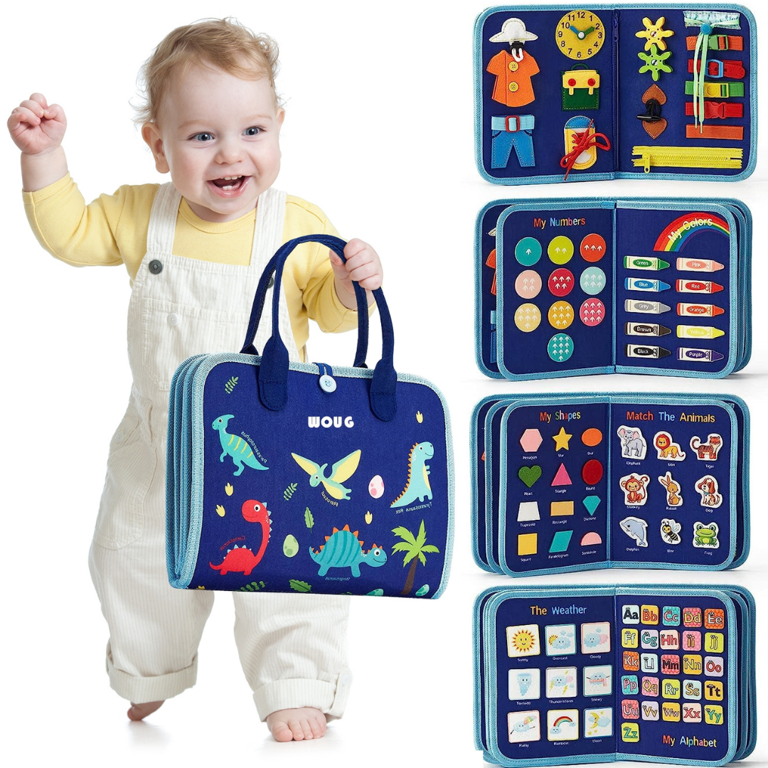 Montessori Activity Board - Sensory Fine Motor Skills Toy