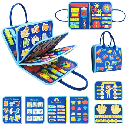 Montessori Activity Board - Sensory Fine Motor Skills Toy