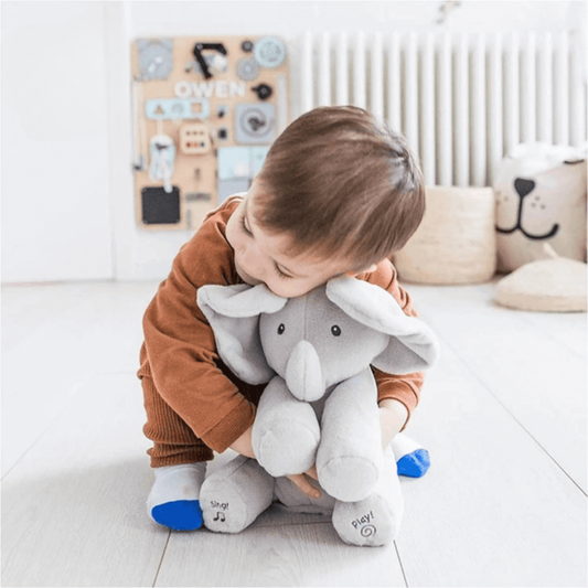 Musical Elephant - Interactive Peek-A-Boo Plush