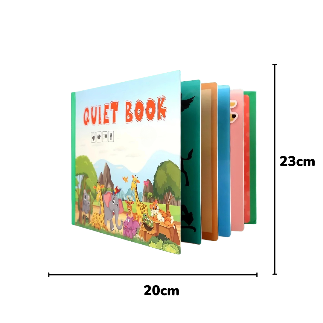 Quiet Book - Interactive Montessori Busy Book