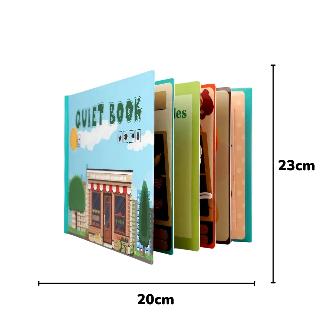 Quiet Book - Interactive Montessori Busy Book