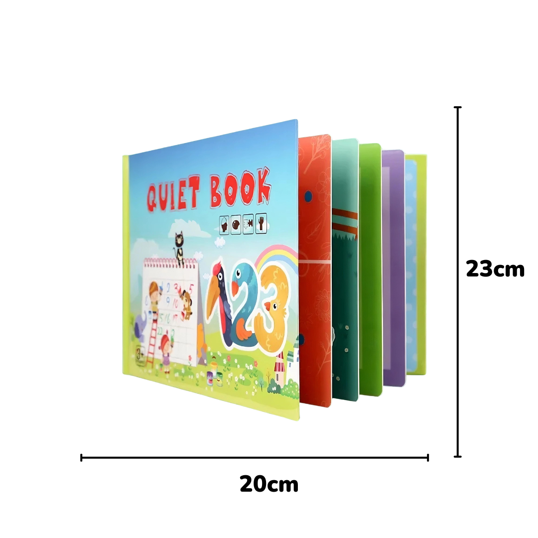 Quiet Book - Interactive Montessori Busy Book