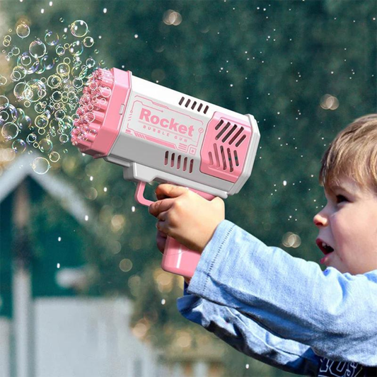 Rocket Bubble Bazooka - LED Multi-Hole Blaster