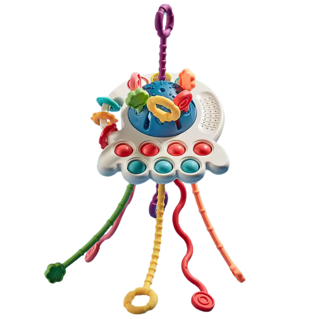 Sensory Octopus - Silicone Baby Teether Toy
