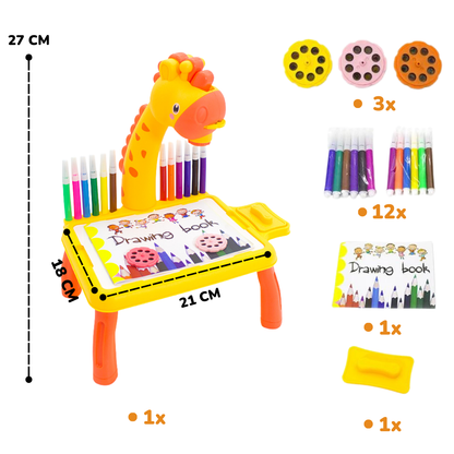 Table Kids - Giraffe Drawing Projector Table